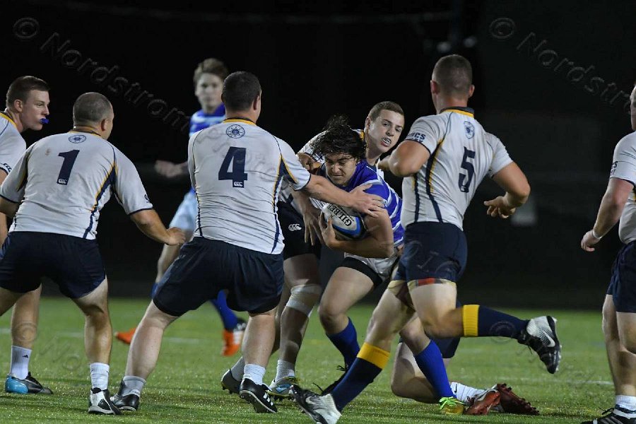Wheaton Men\'s Rugby vs Mass Maritime.  Photo by Keith Nordstrom